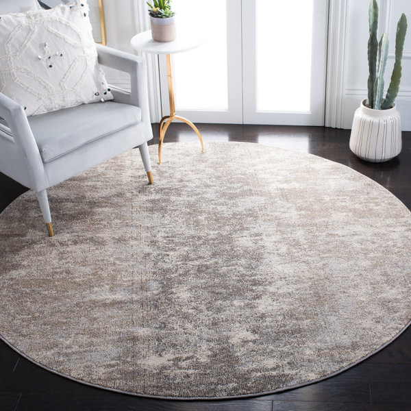 Steelside™ Stratton Abstract Light Gray/Beige Area Rug & Reviews Wayfair